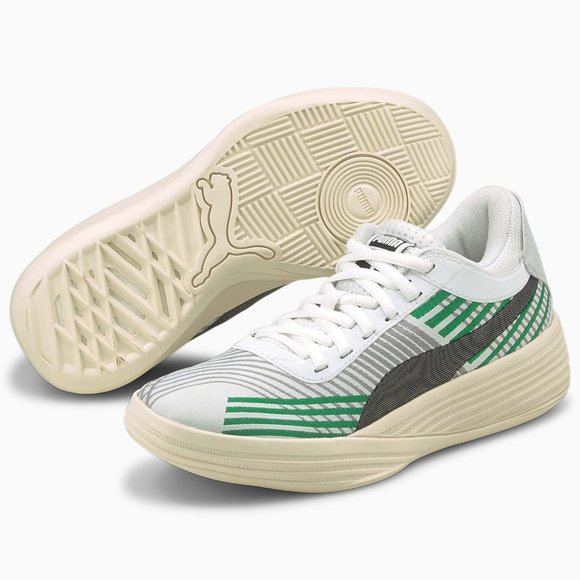 Puma Clyde All-Pro Jr 'Power Green White' 194367 09 Basketball size 4 - 7 - Picture 1 of 15